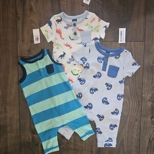 Old Navy Kids One Pieces - Blue, White, Green